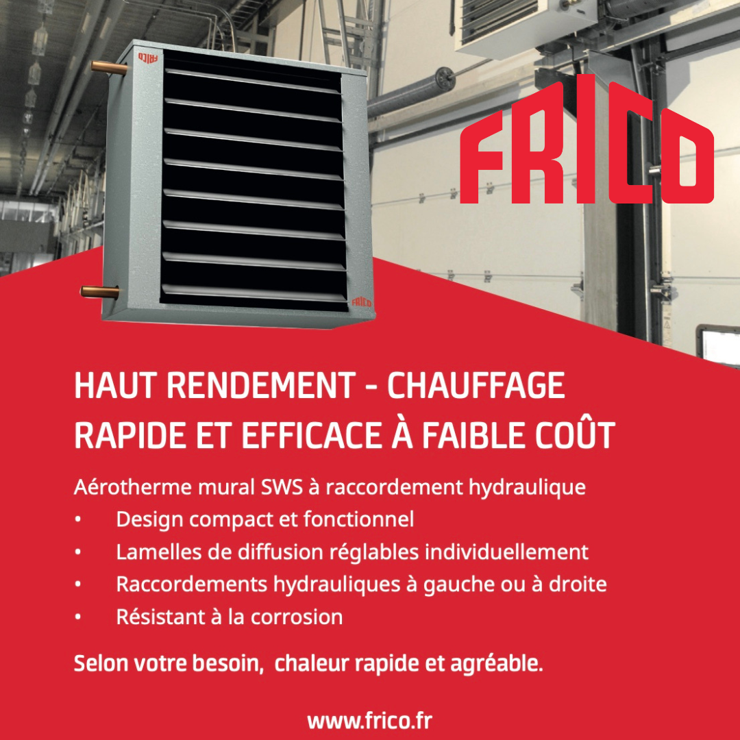 frico aérotherme mural SWS chauffage rapide et économique