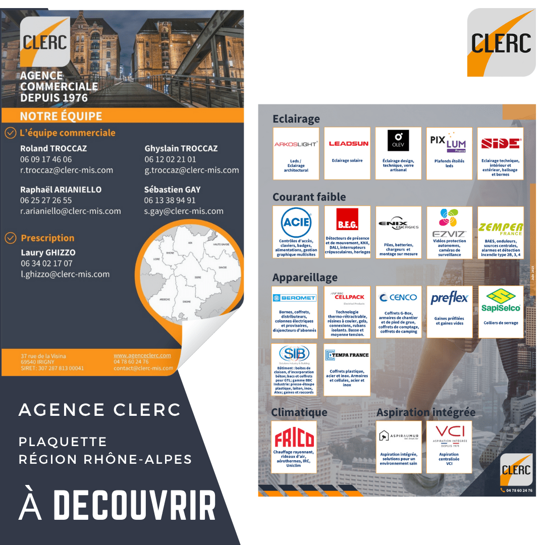 découvrez la plaquette de l'agence CLERC 
