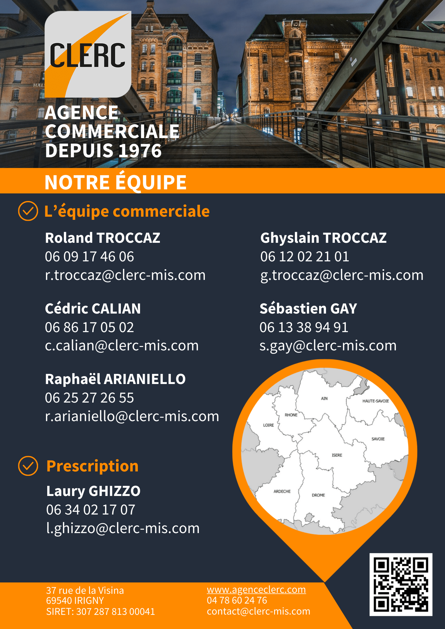 plaquette agence CLERC